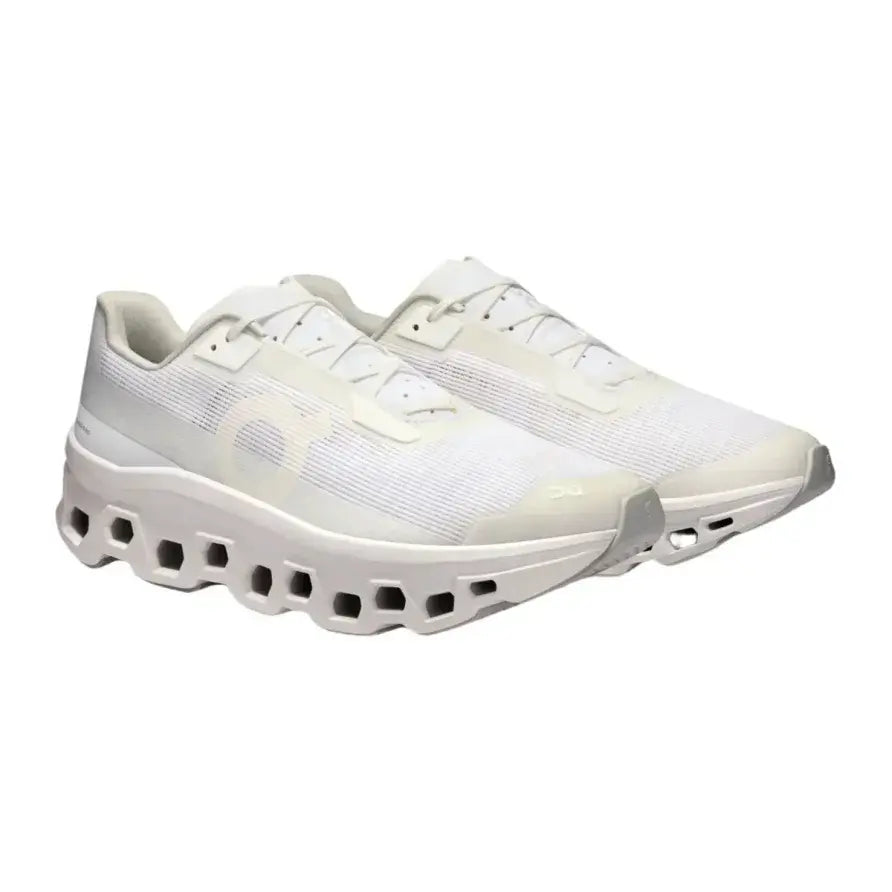 On Women's Cloudmonster Void White/White