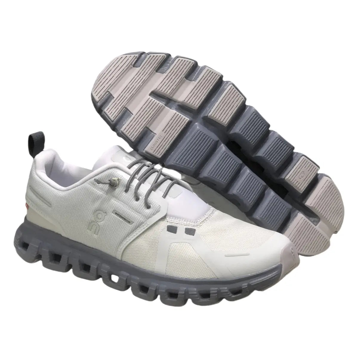 On Men's Cloud 6 Waterproof Glacier/White
