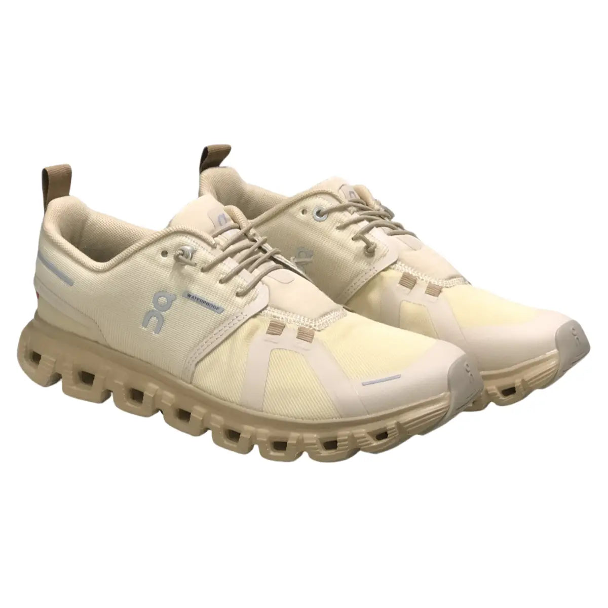 On Men's Cloud 6 Waterproof Ivory/Sandstone