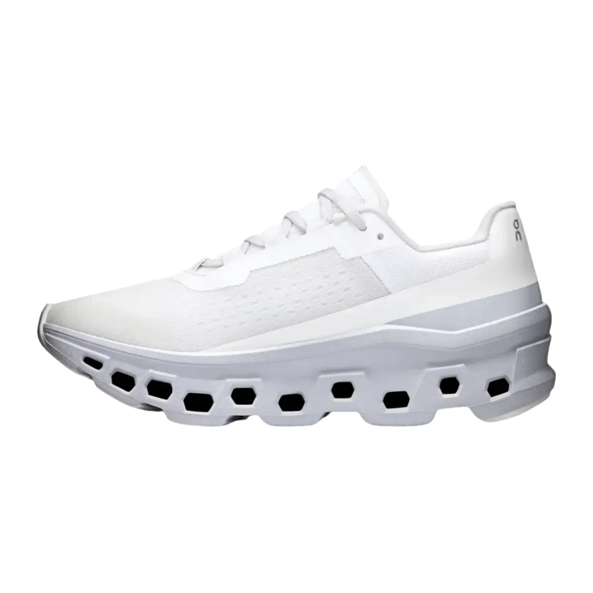 On Women's Cloudmonster White/Glacier