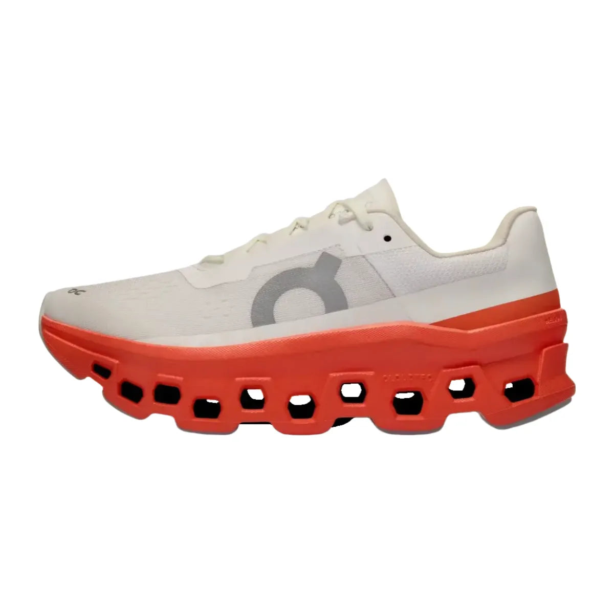 On Women's Cloudmonster White/Red