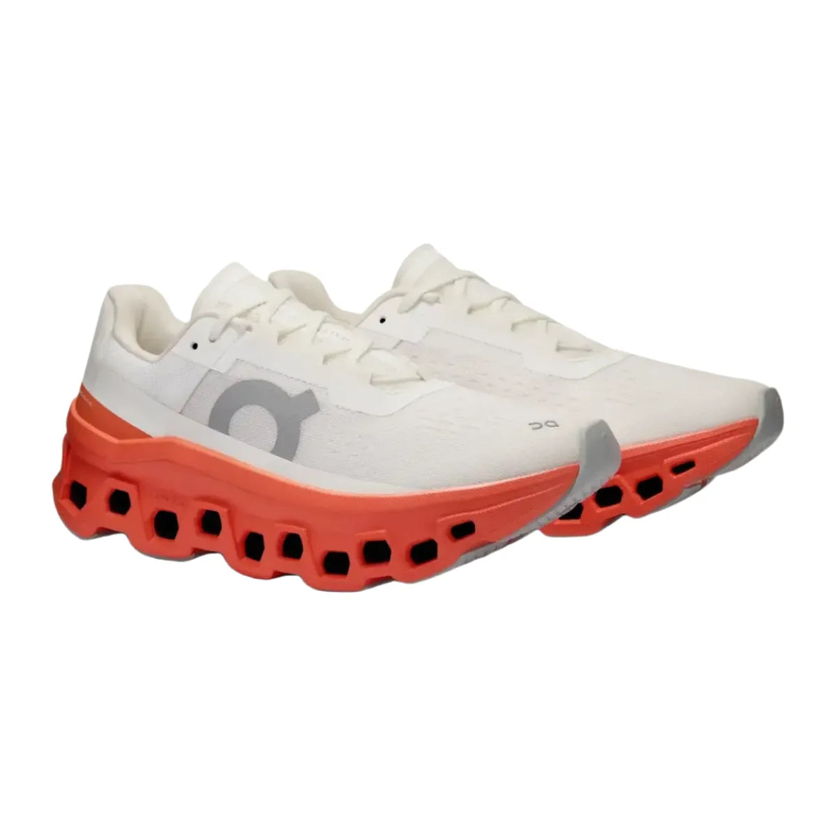 On Women's Cloudmonster White/Red