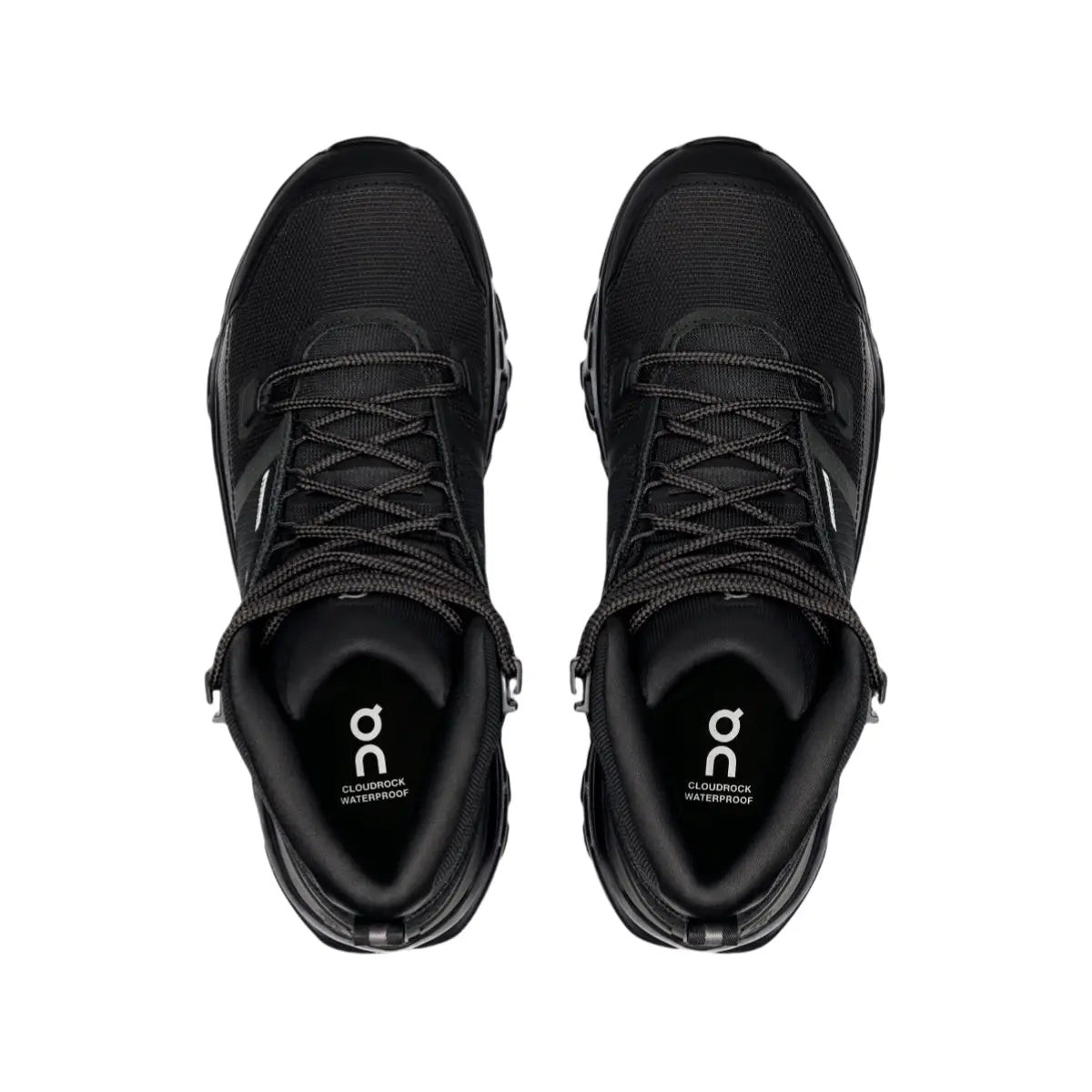 On Women's Cloudrock Mid Waterproof Black/Black
