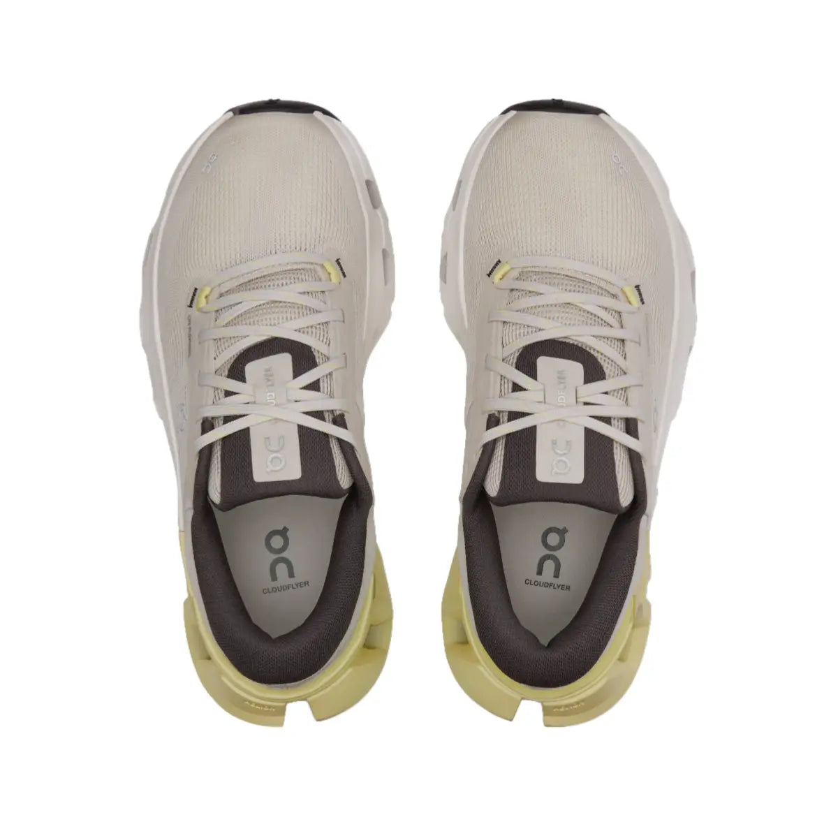On Men's Cloudflyer 5 Pearl/Hay