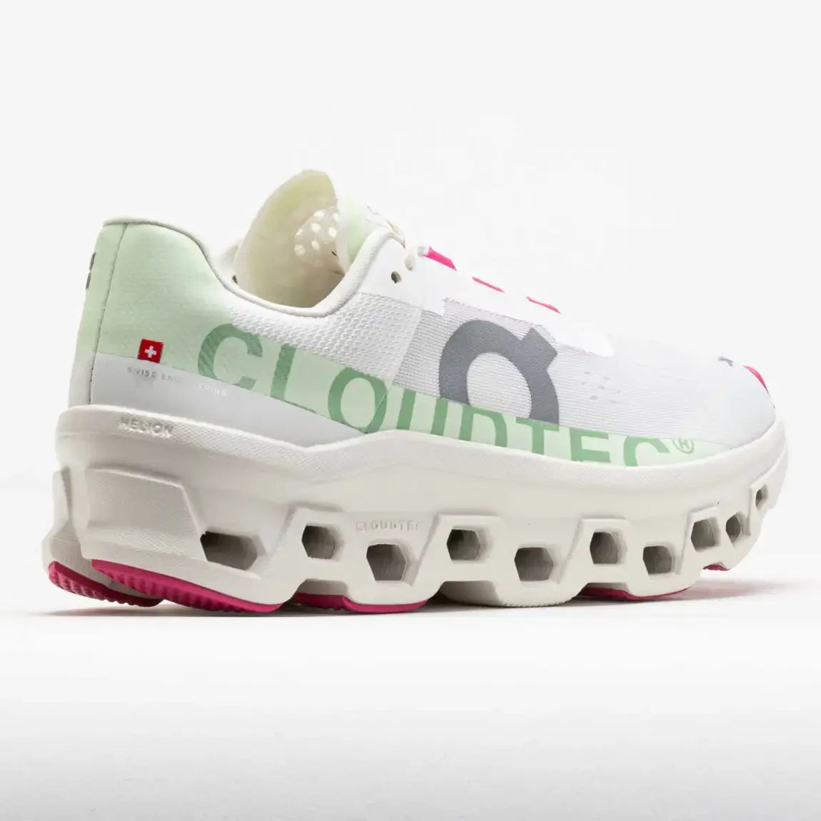 On Men's Cloudmonster White/Lima