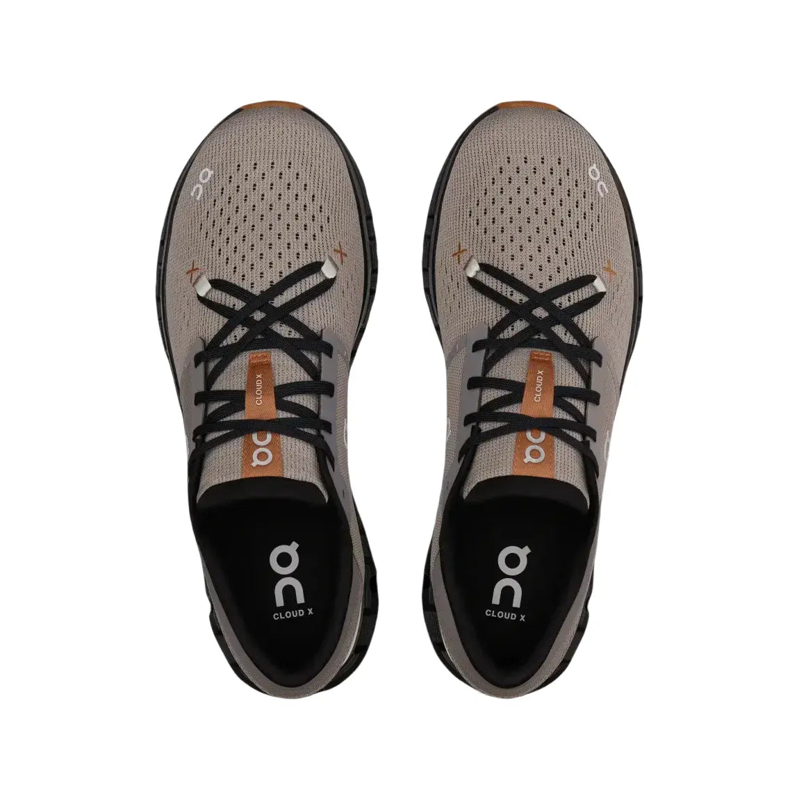 On Women's Cloud X 4 Fog/Black
