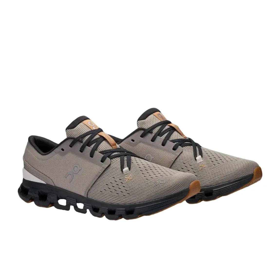 On Women's Cloud X 4 Fog/Black