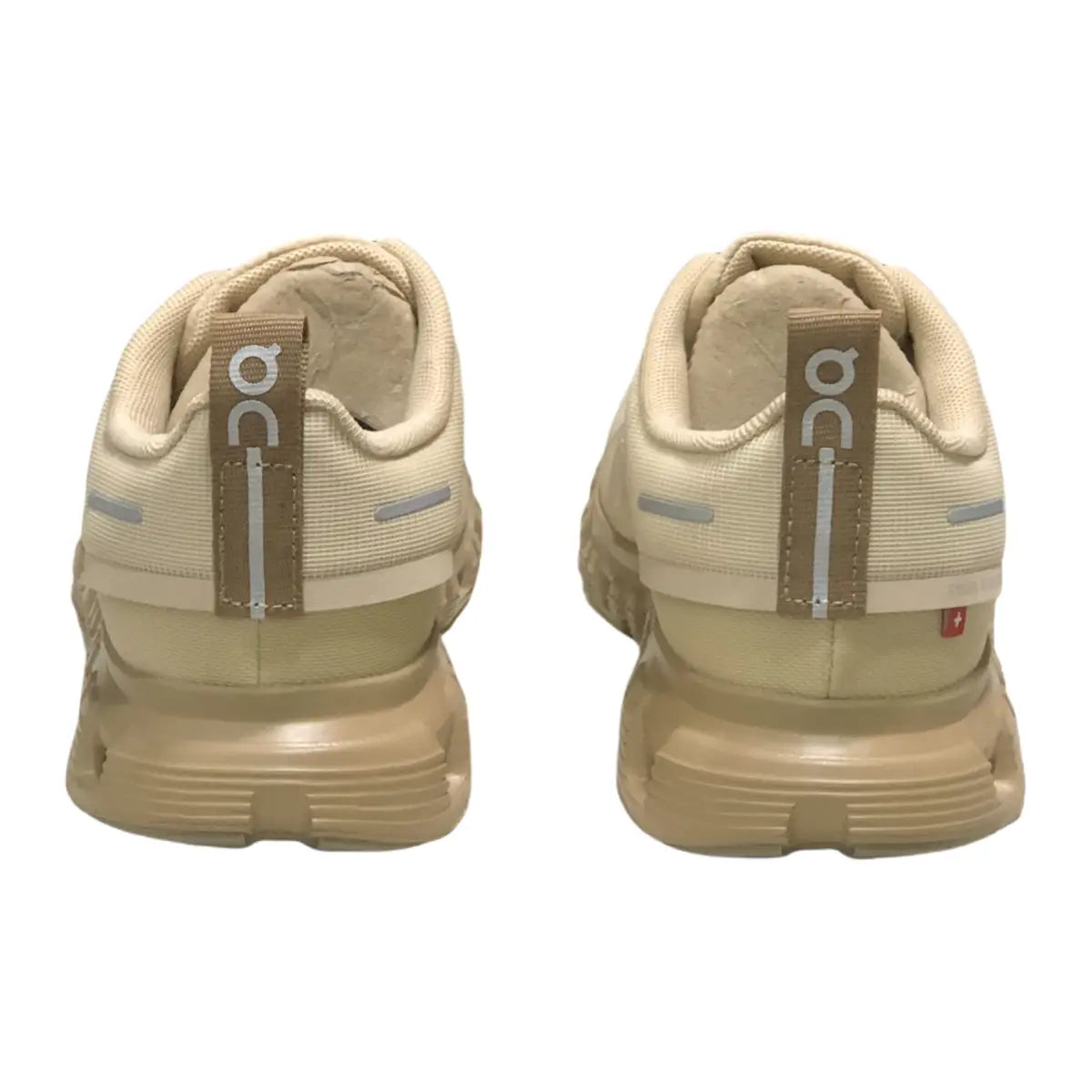 On Men's Cloud 6 Waterproof  Ivory/Sandstone