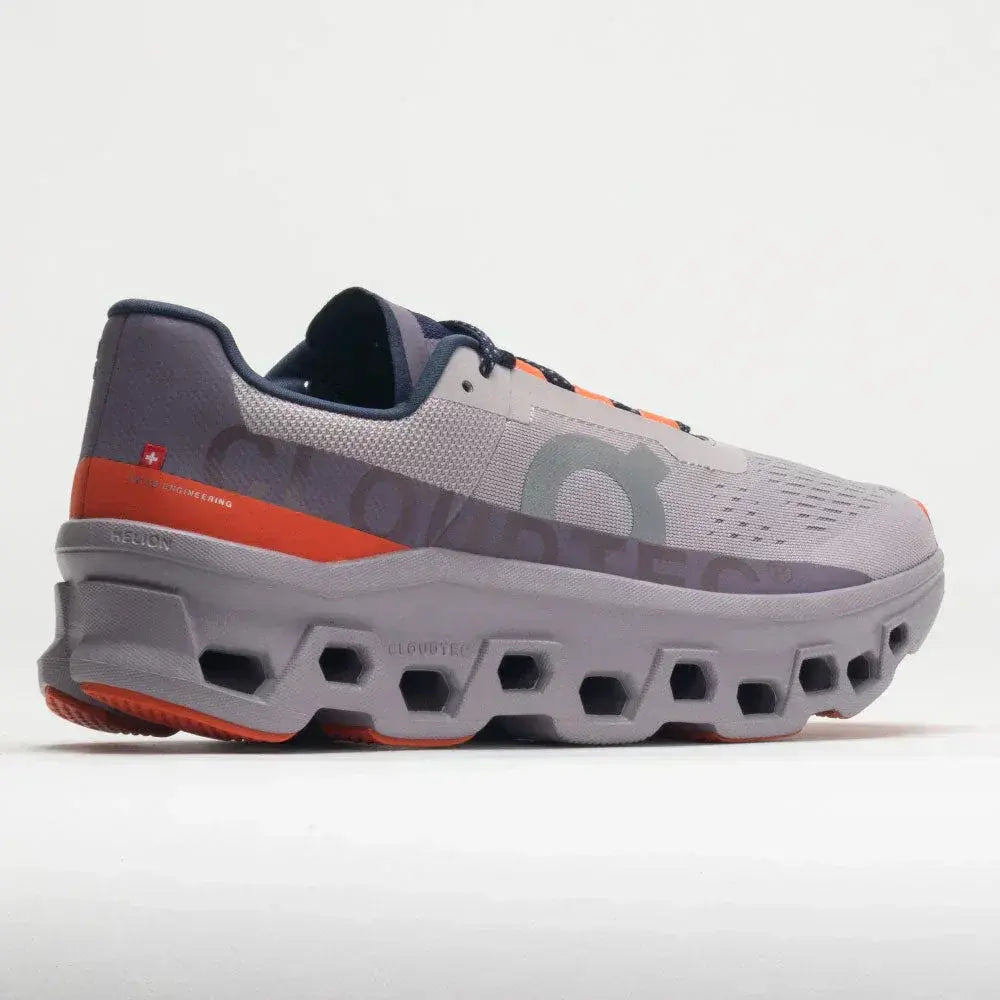 On Men's Cloudmonster  Pearl/Flame