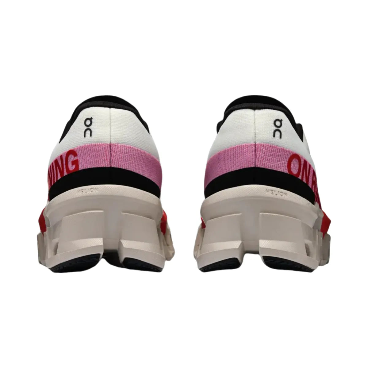 On Women's Cloudmonster 2  lvory/Red