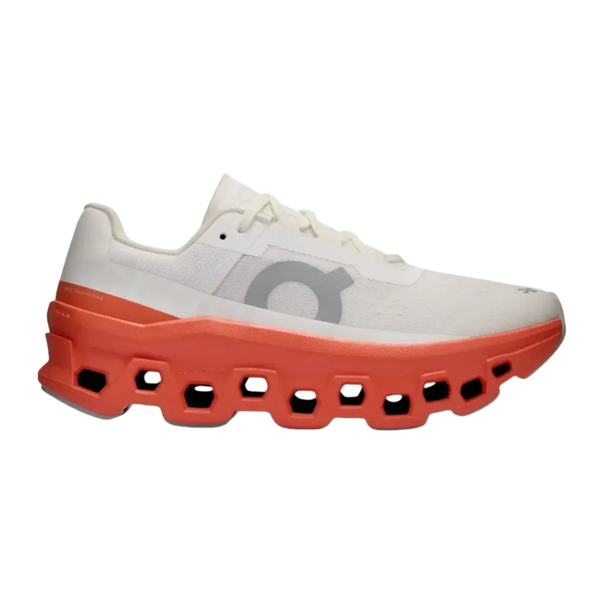 On Men's Cloudmonster  White/Red