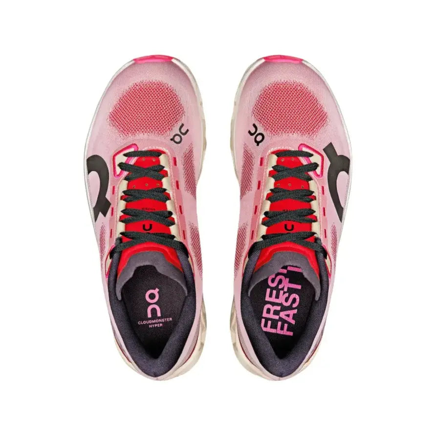 On Women's Cloudmonster Hyper Red/Cream