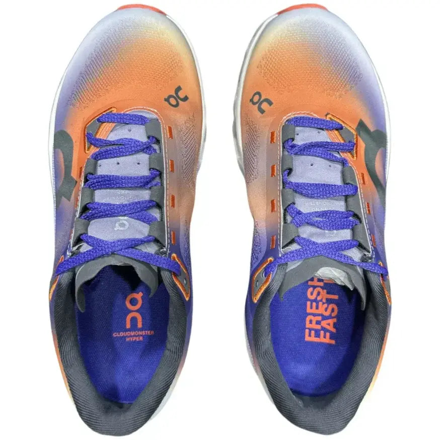 On Women's Cloudmonster Hyper  Flame/Frost