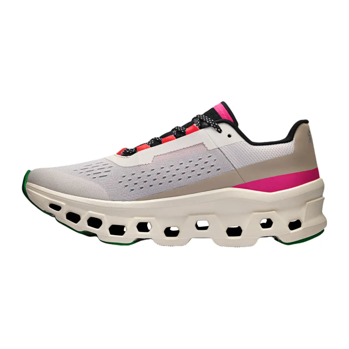 On Men's Cloudmonster  Silver/lvory