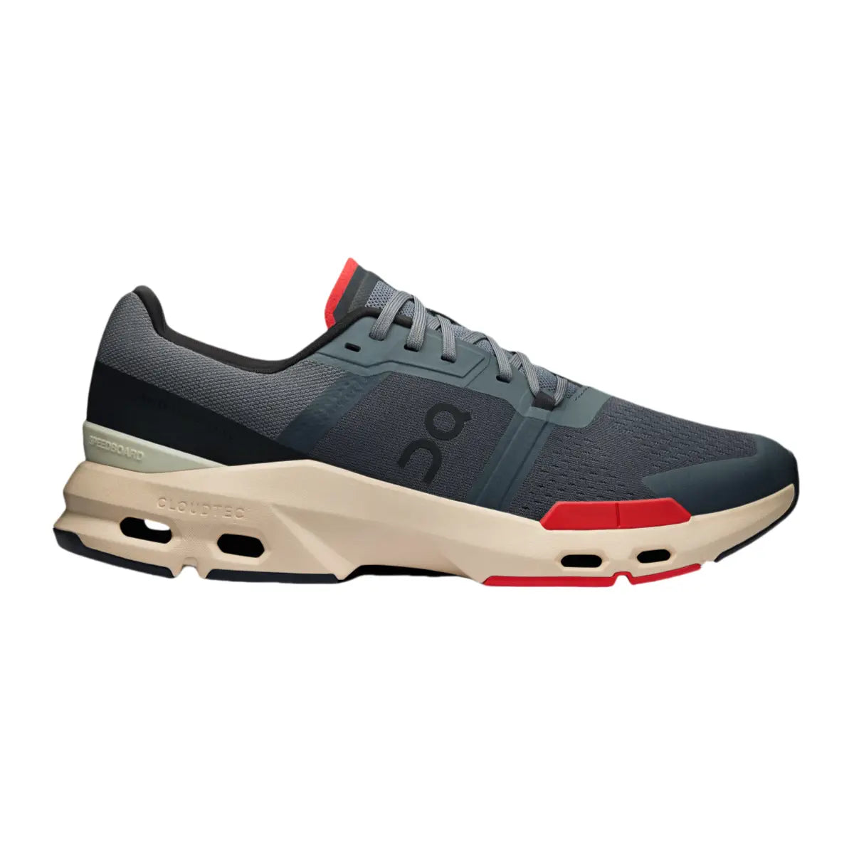On Men's Cloudpulse Stone/Red