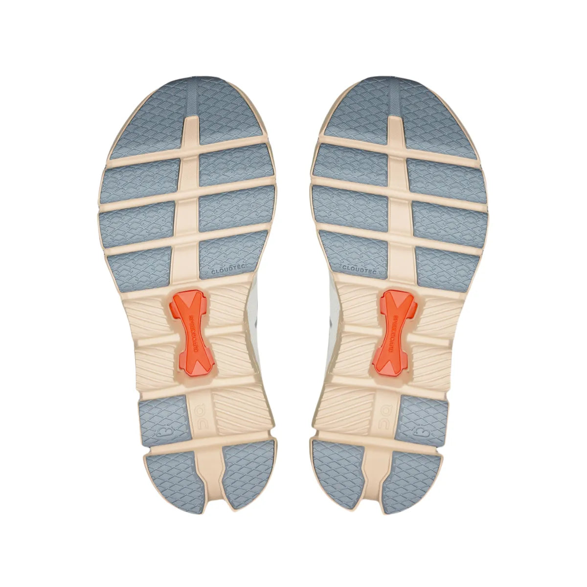 On Women's Cloud X 4 lvory/Salmon