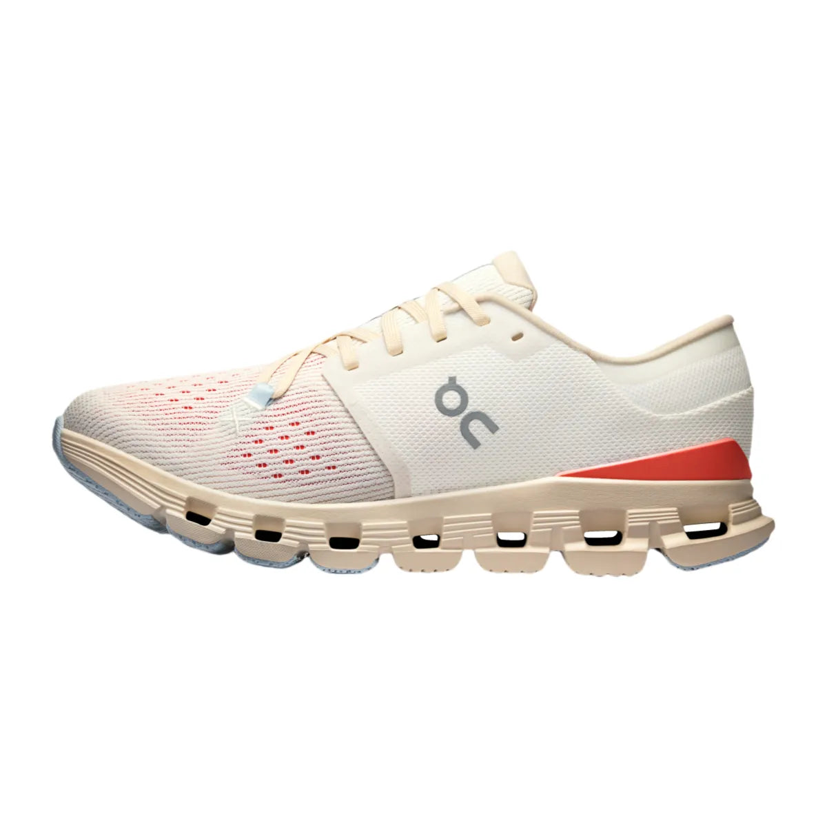On Men's Cloud X 4  lvory/Salmon