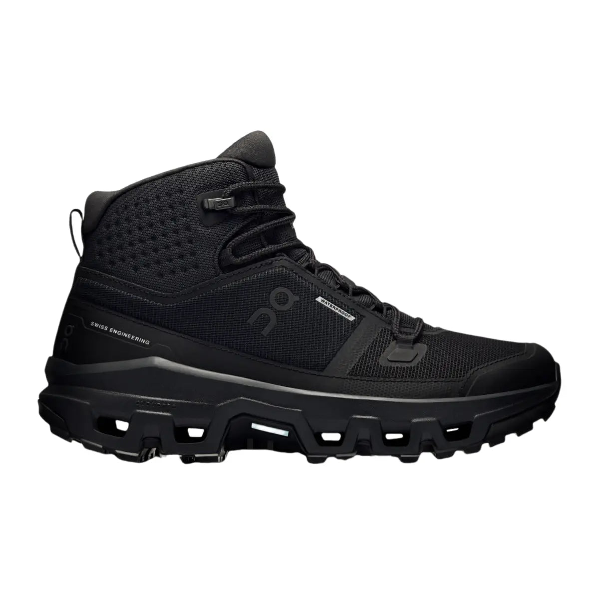 On Men's Cloudrock Mid Waterproof  Black/Black