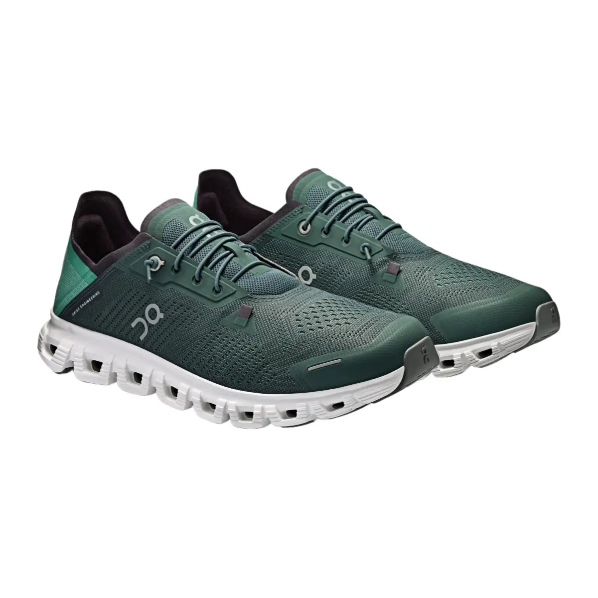 On Men's Cloud 6 Coast Olive/White