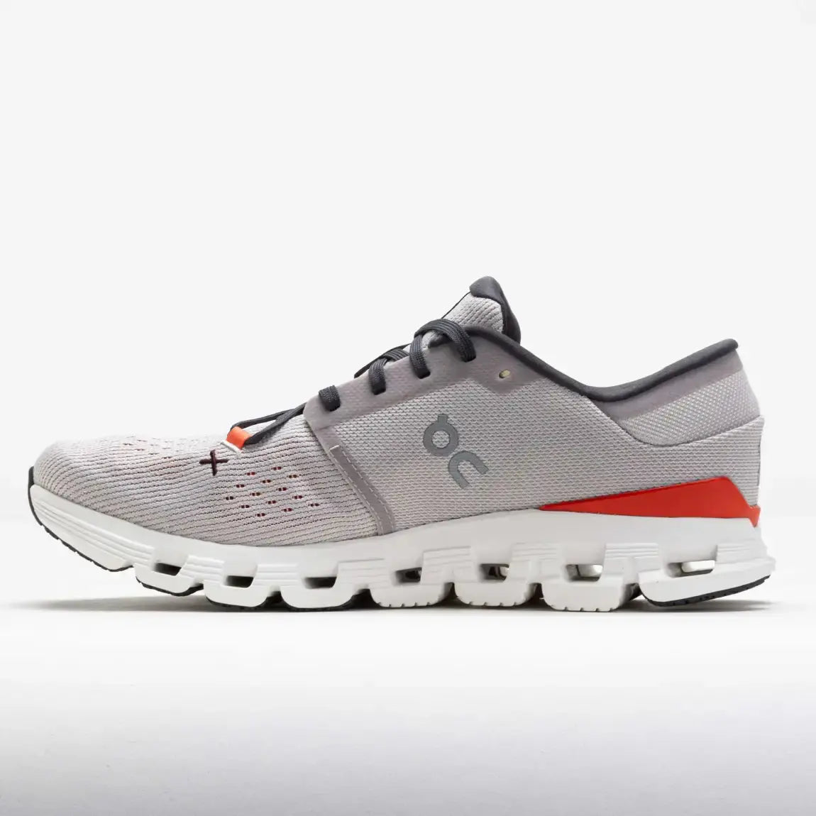 On Men's Cloud X 4  Silver/Flame