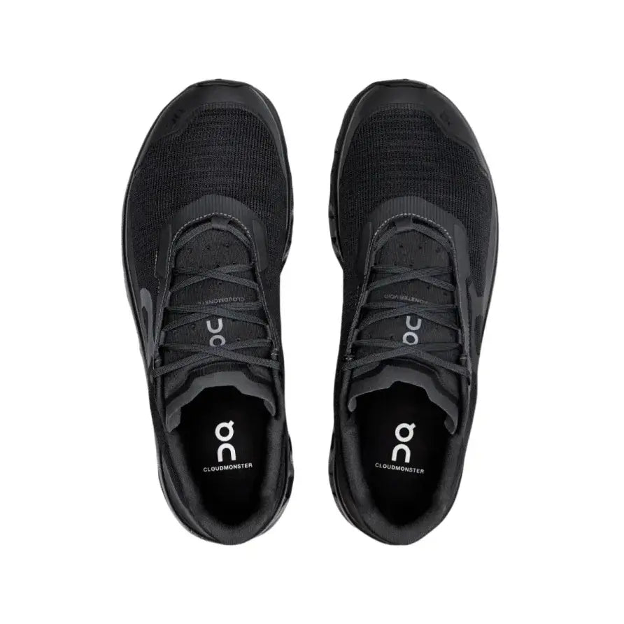 On Women's Cloudmonster Void  Black/Black