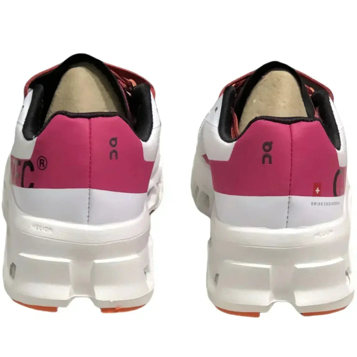 On Men's Cloudmonster  White/Pink