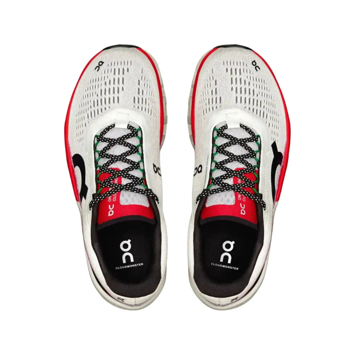 On Women's Cloudmonster 2  lvory/Red
