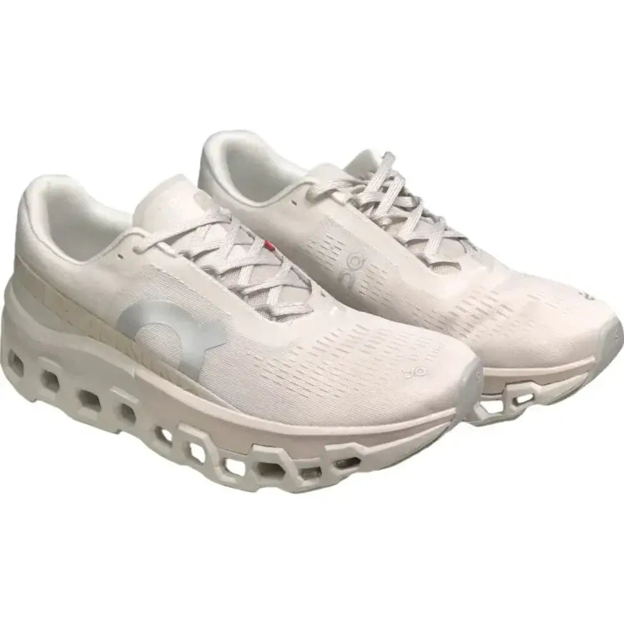 On Women's Cloudmonster 2  Sand/White