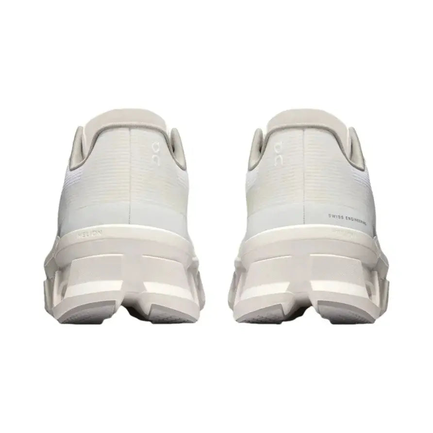 On Men's Cloudmonster Void  White/White