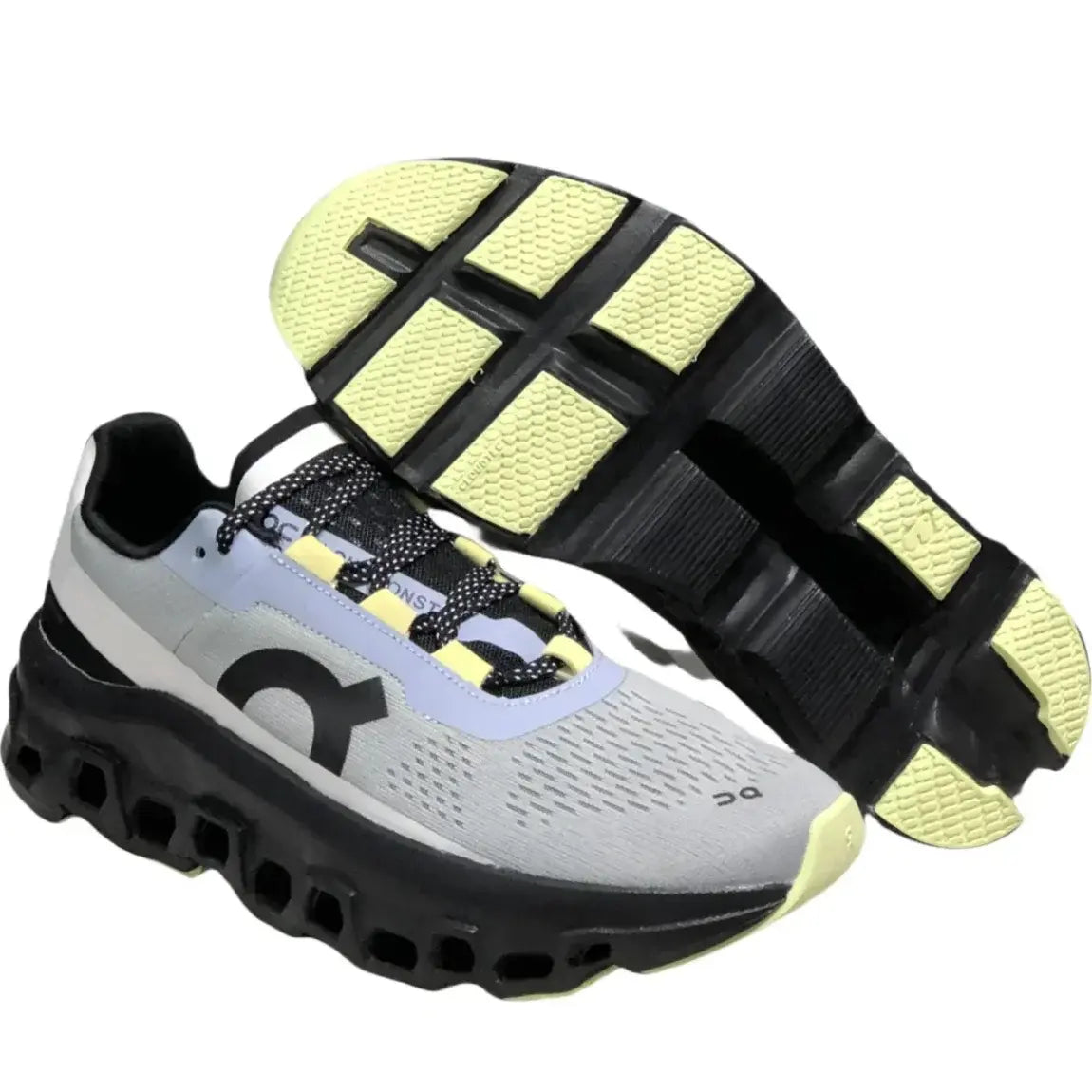On Men's Cloudmonster  Black/Grey