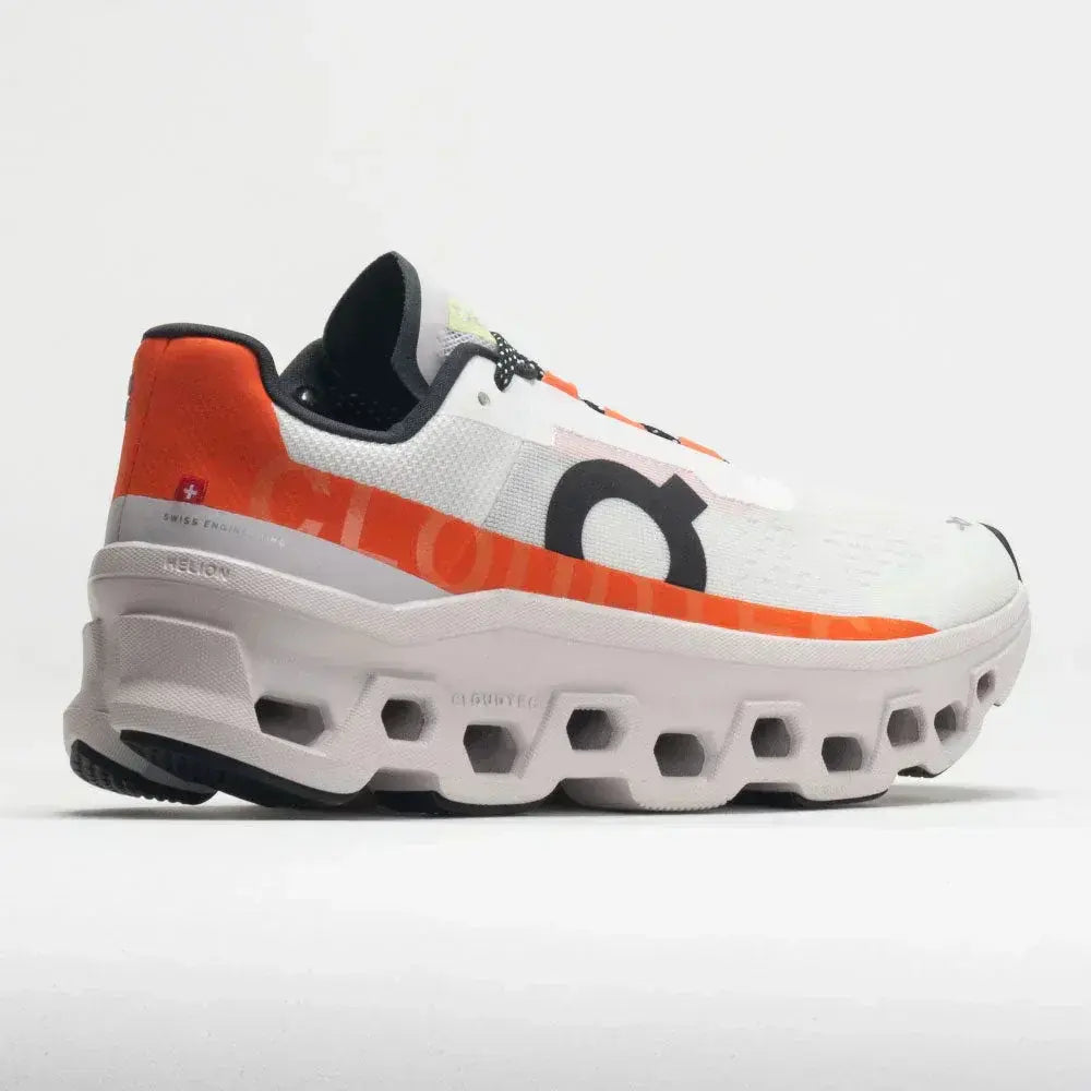 On Women's Cloudmonster  Undyed/Flame